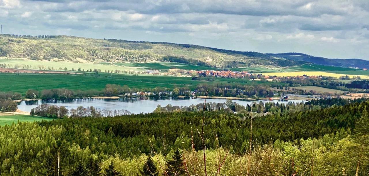 Pension Gruenes Herz Tonndorf Esterno foto