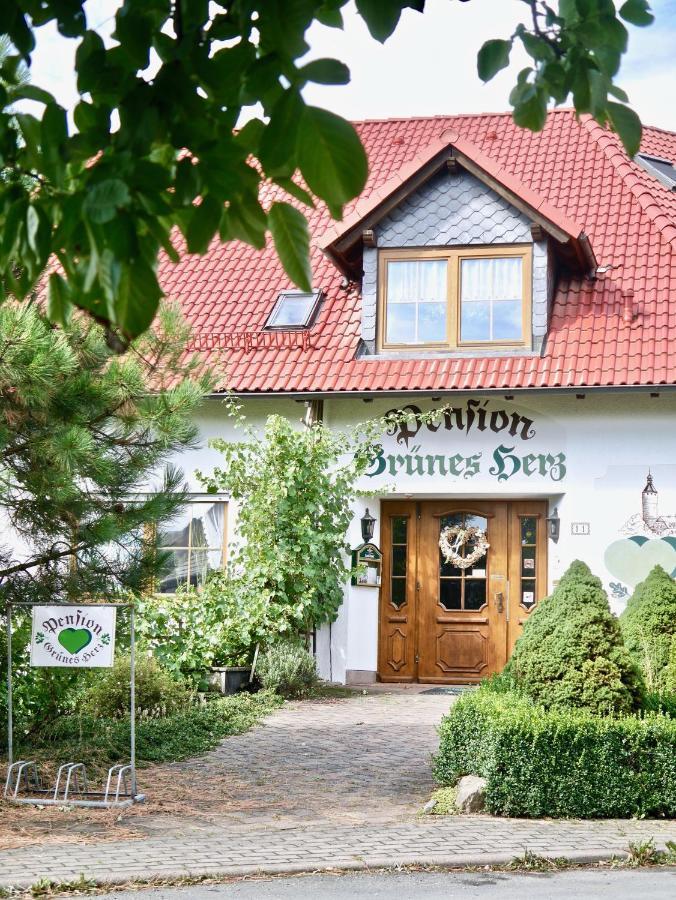 Pension Gruenes Herz Tonndorf Esterno foto
